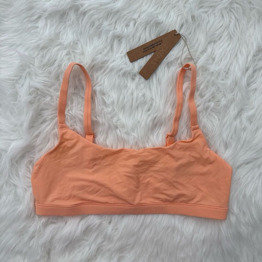 Skims Fits Everybody Scoop Neck Bralette Faded Nectar Medium